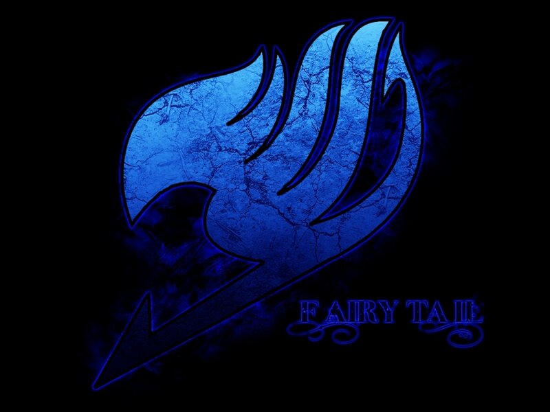 Blue Fairy Tail Logo — Dark