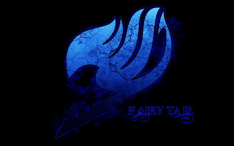Blue Fairy Tail Logo — Dramatic, Night
