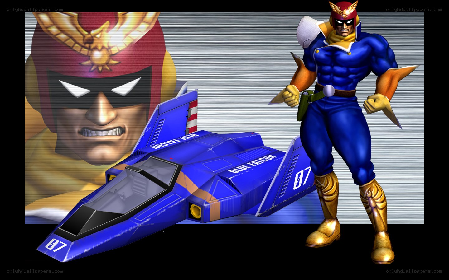 Blue Falcon character and vehicle