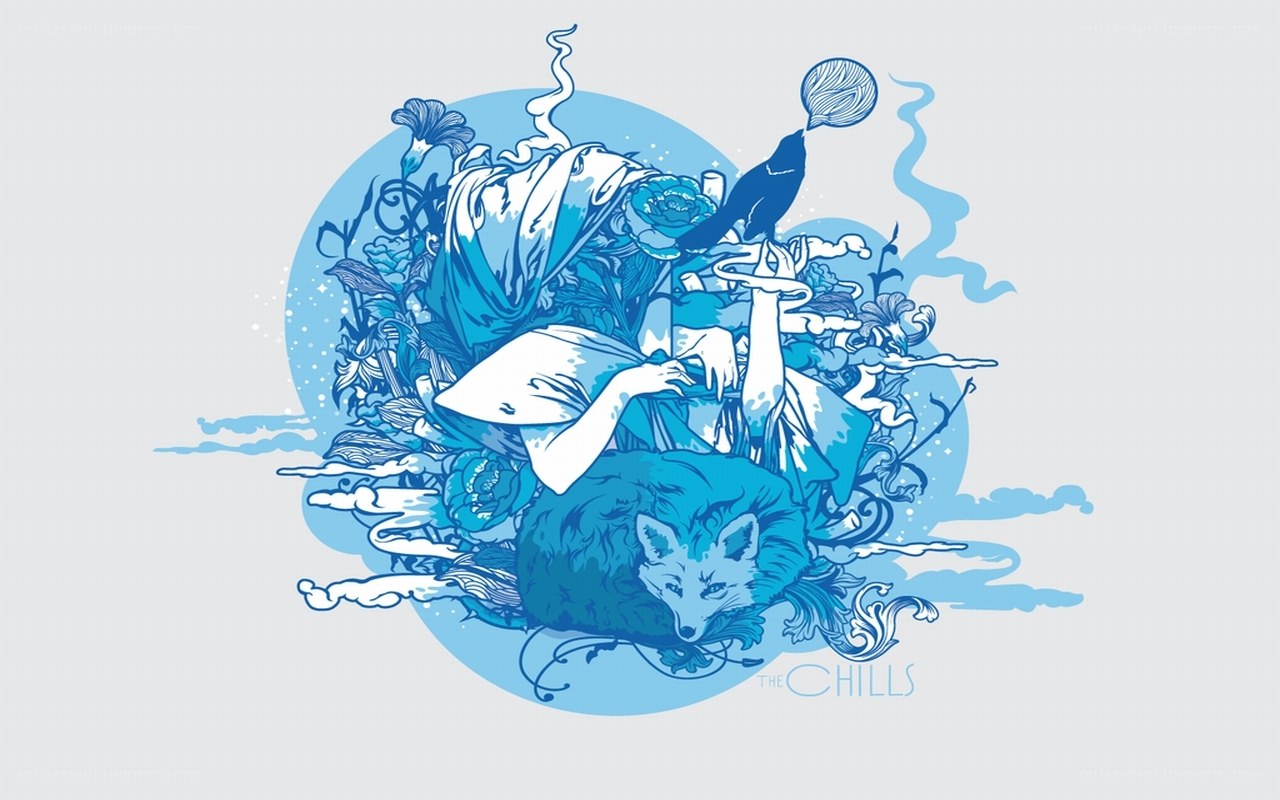 blue fantasy illustration