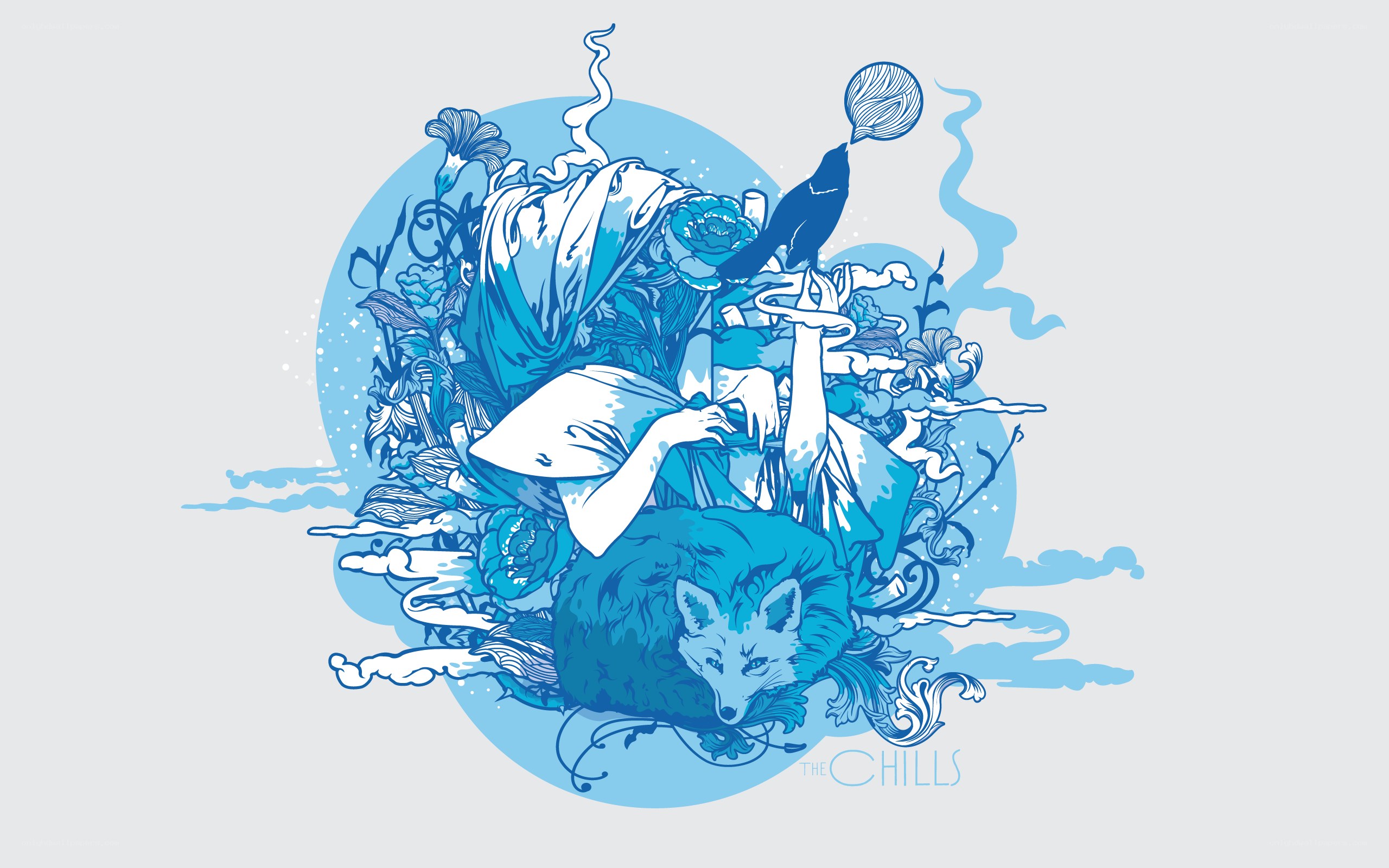 blue fantasy illustration
