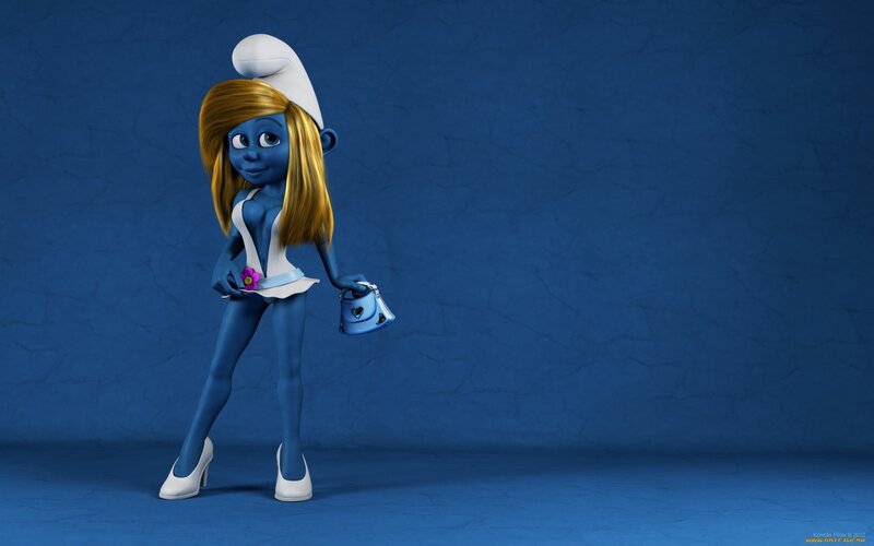 Blue Female Smurf