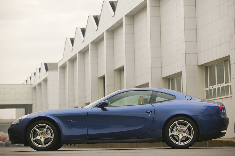 Blue Ferrari 612 Scaglietti