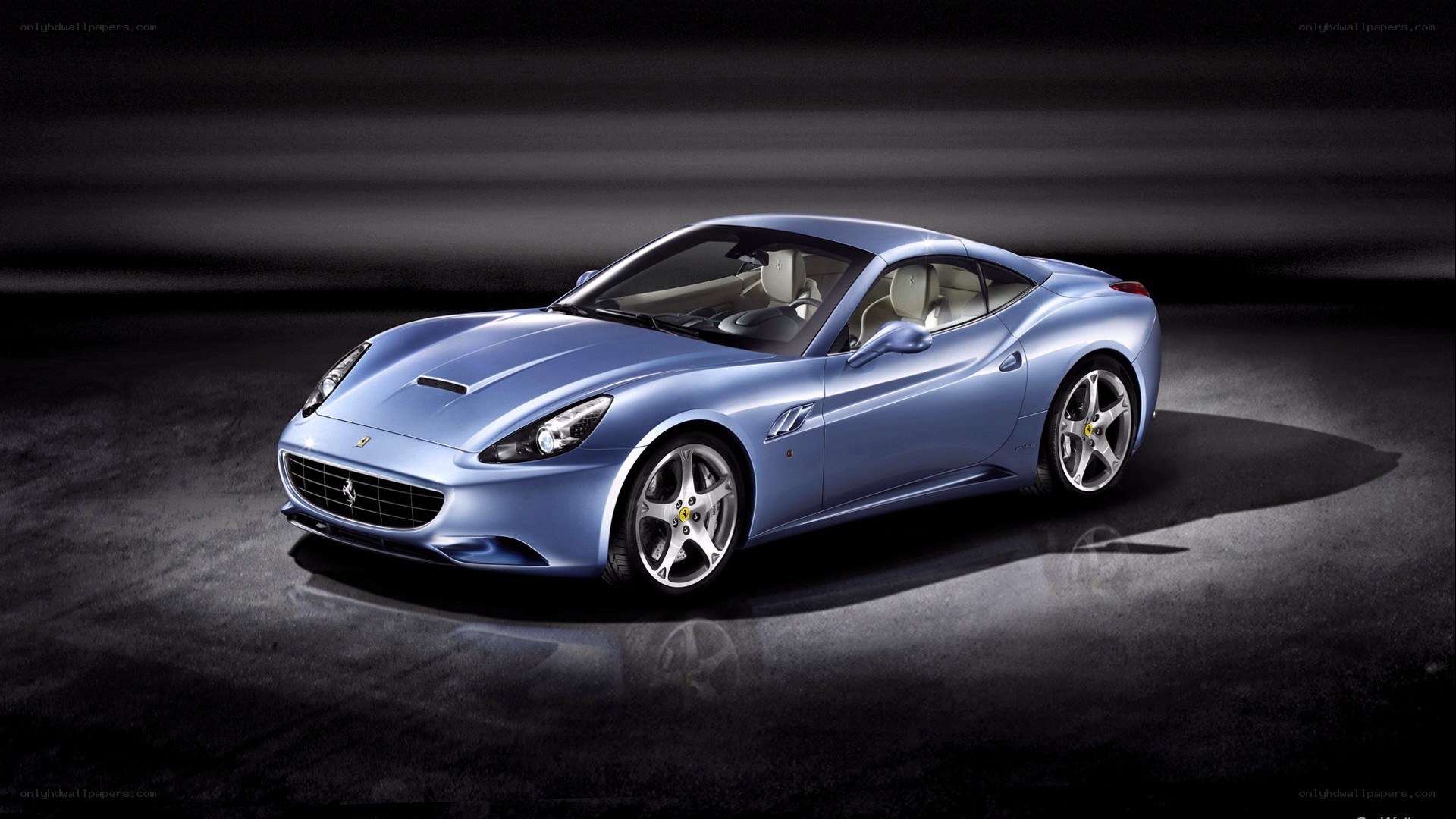 blue ferrari california