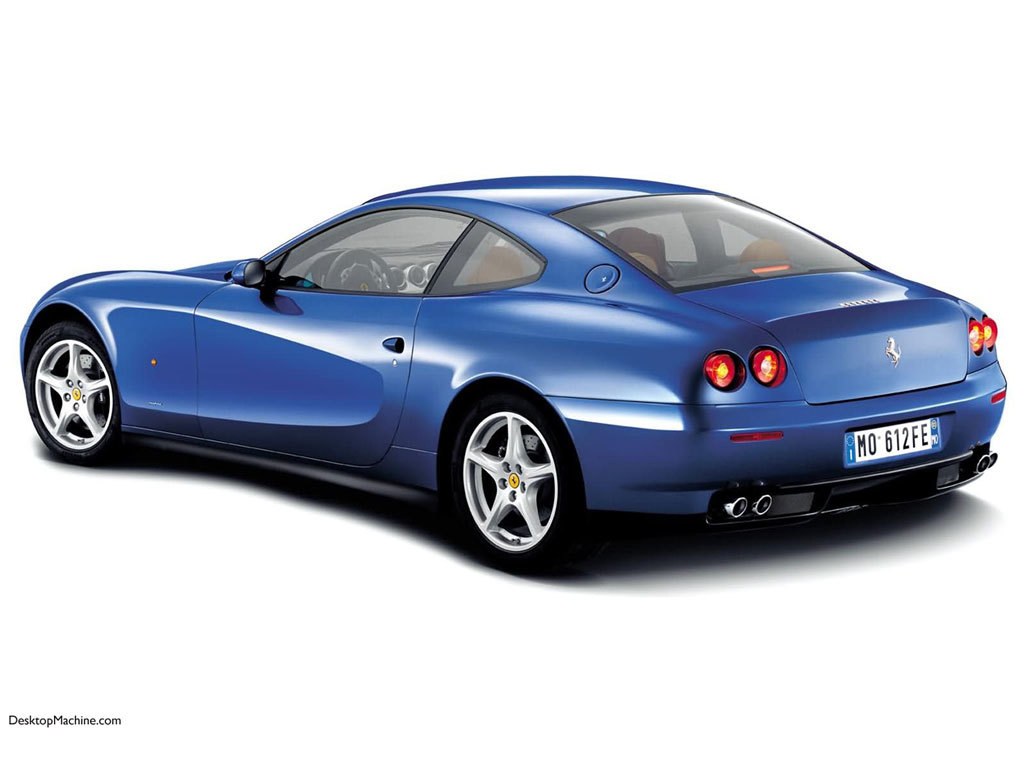 blue ferrari coupe