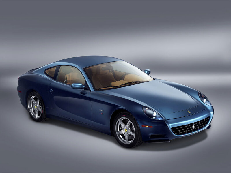 Blue Ferrari Coupe — Neutral, Photograph, Car, Windows