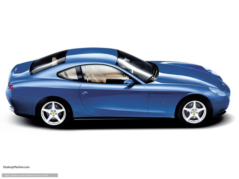 blue ferrari coupe