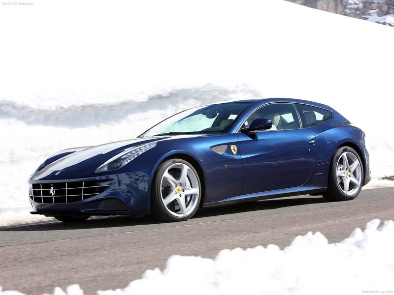 Blue Ferrari Ff — Dynamic