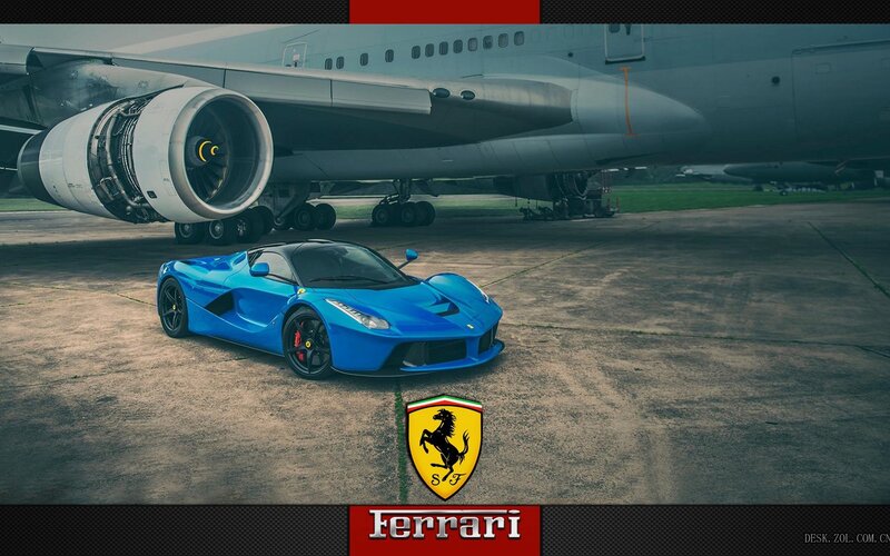 Blue Ferrari Laferrari