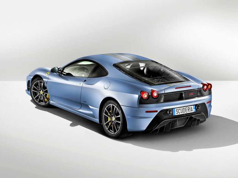 Blue Ferrari Sports Car — Neutral, Photograph
