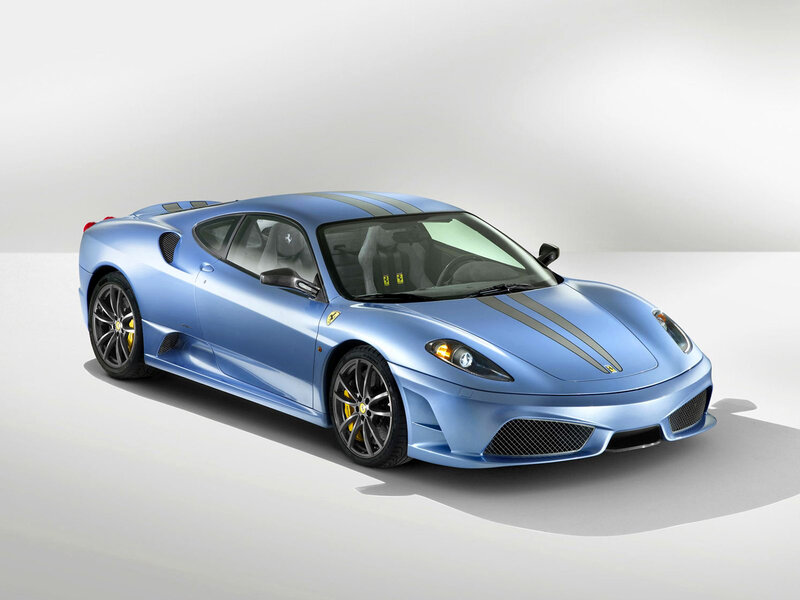 Blue Ferrari Sports Car — Neutral