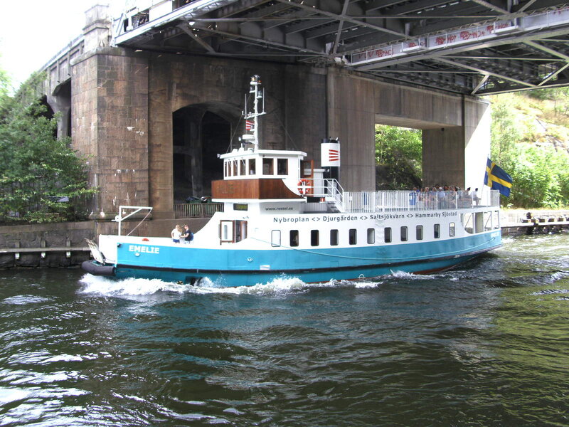 Blue Ferry Boat