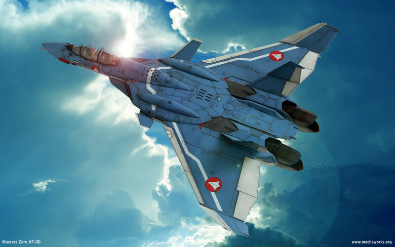 Blue Fighter Jet — Dramatic, Afternoon