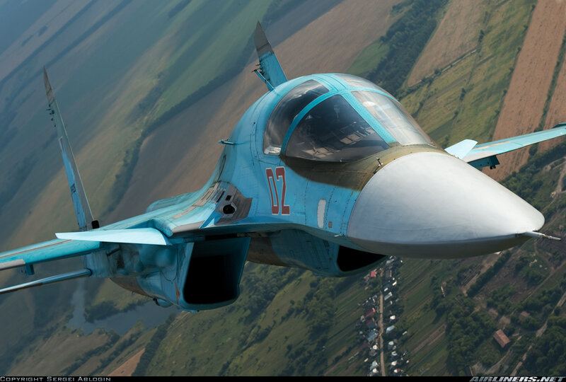 Blue Fighter Jet — Dynamic, Afternoon, Photograph, Aircraft, Sky, Landscape