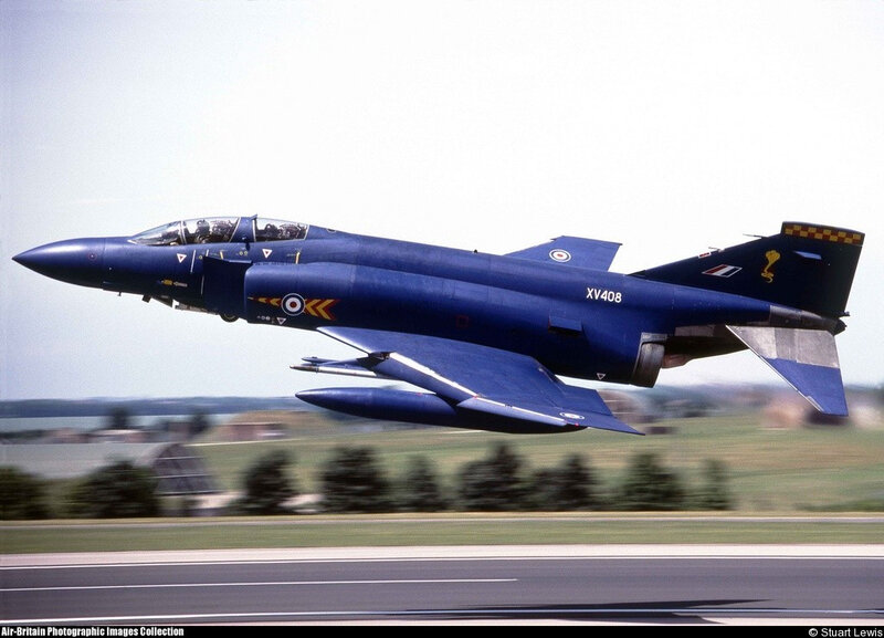 Blue Fighter Jet — Dynamic, Afternoon, Photograph, Airplane