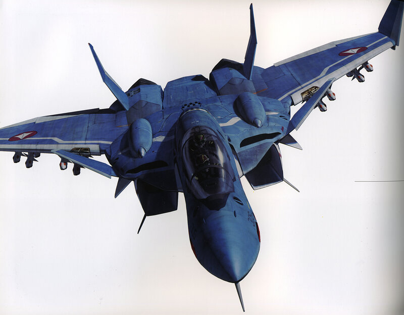 Blue Fighter Jet — Dynamic, Digital Art