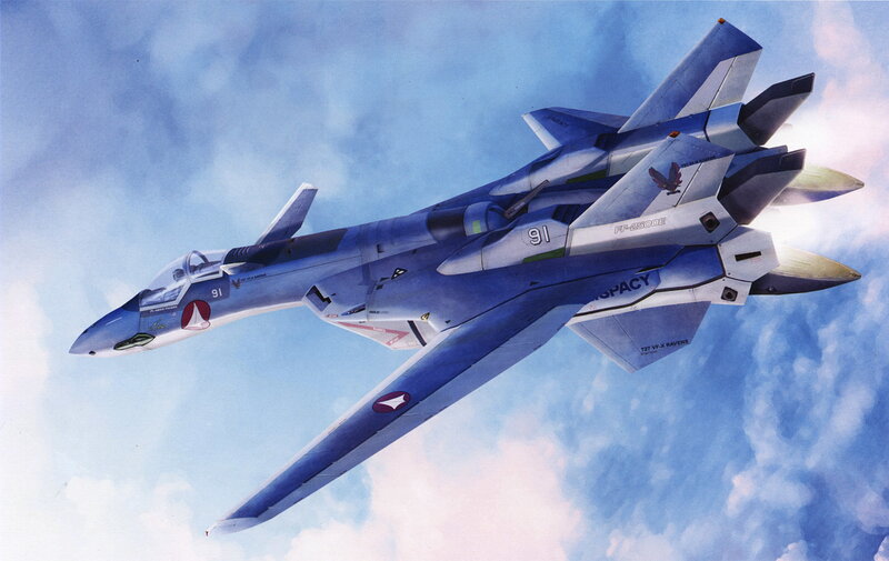Blue Fighter Jet — Dynamic, Illustration