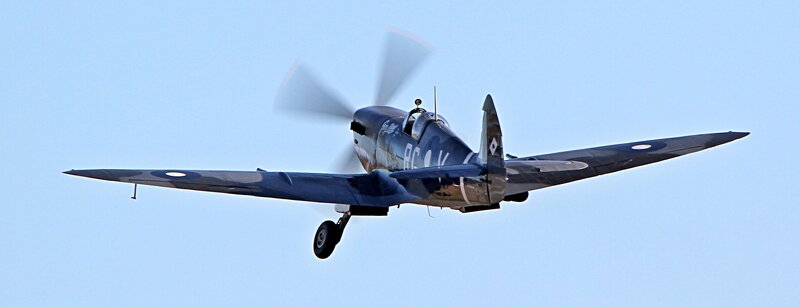 Blue Fighter Plane — Calm