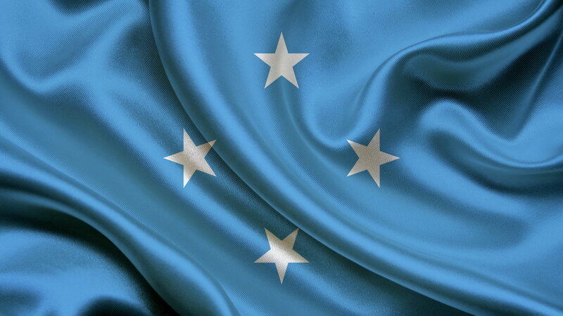 Blue Flag with Stars — Calm