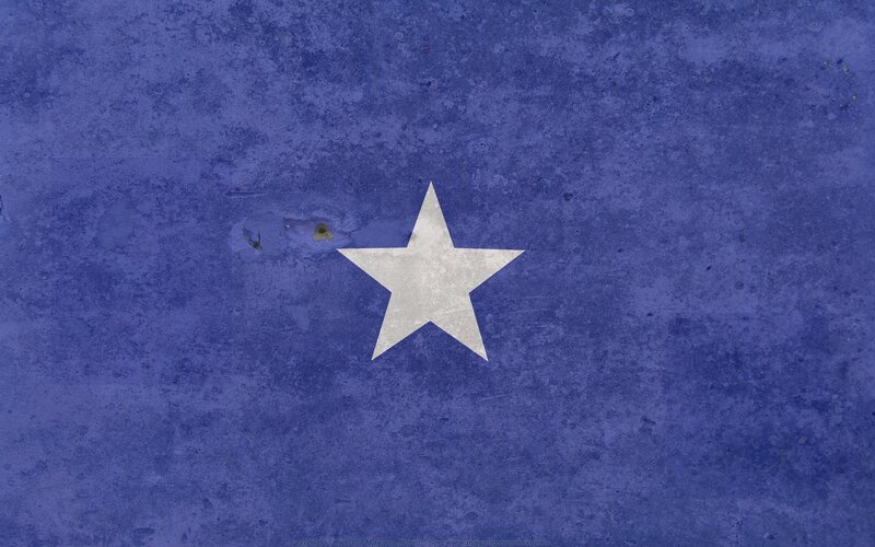 Blue Flag with White Star