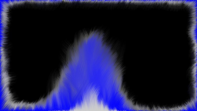 blue flame abstract art