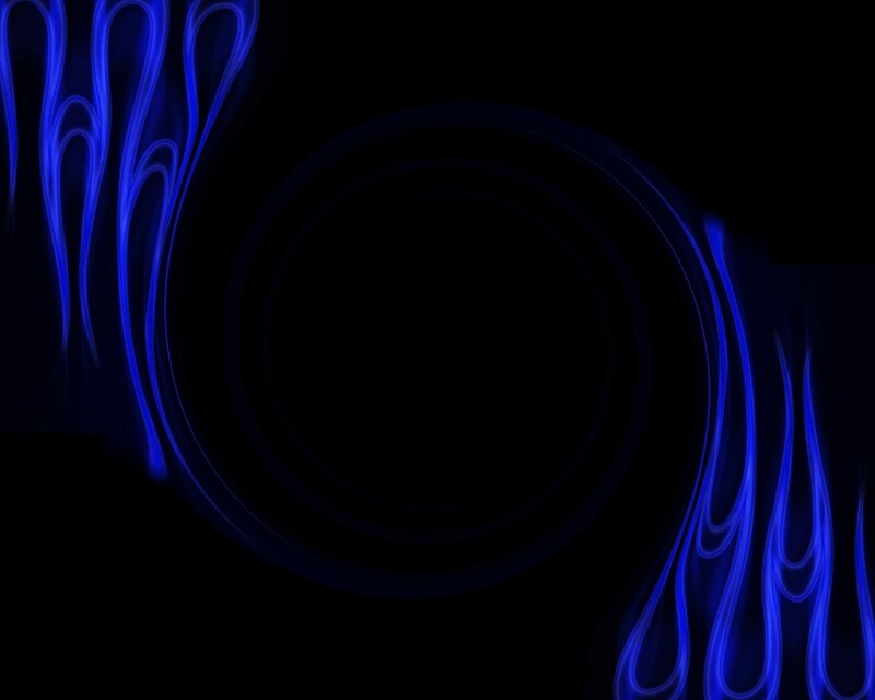 blue flame abstract design