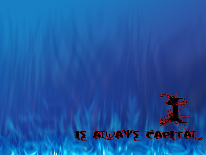 Blue Flame Background