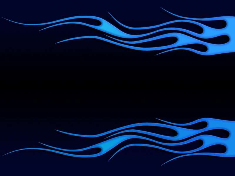 blue flame design