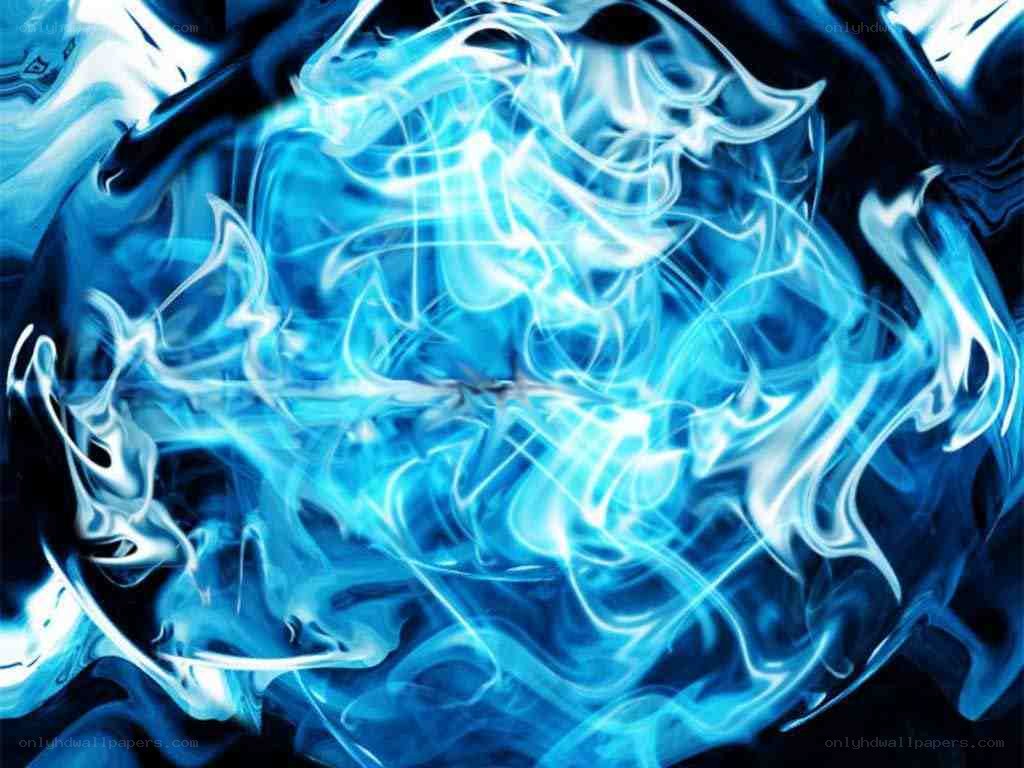 blue flame energy swirl