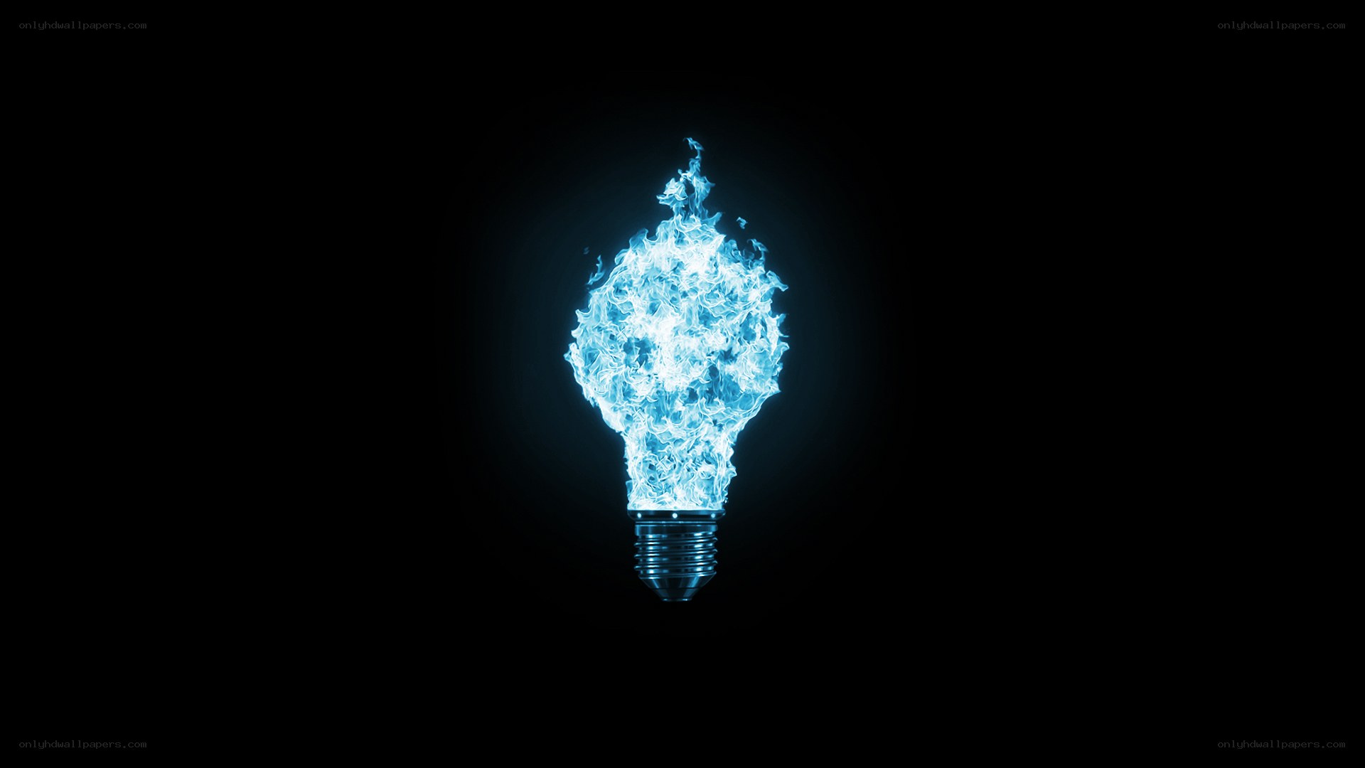 blue flame light bulb