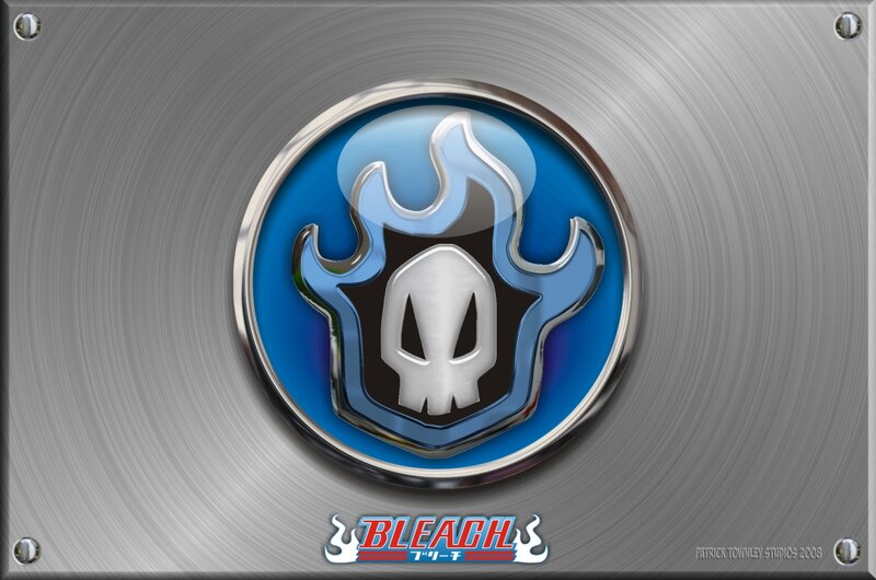Blue Flame Skull Emblem