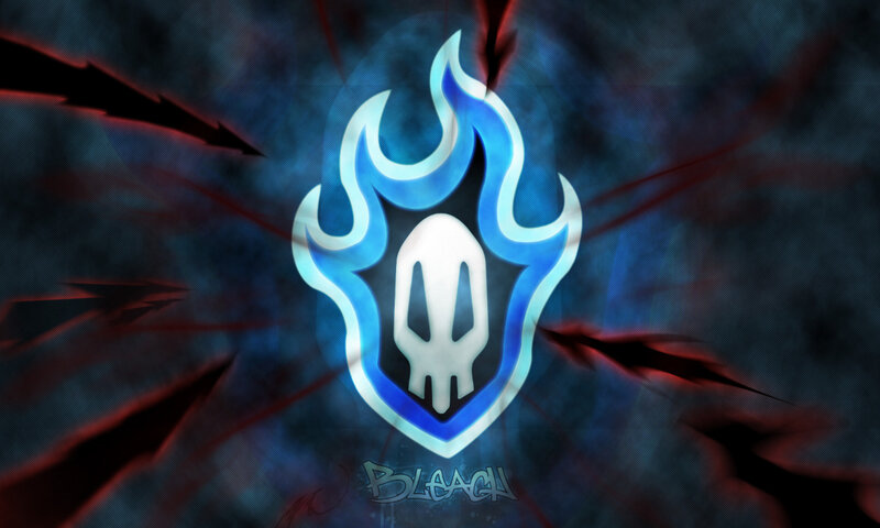 Blue Flame Skull Symbol — Dramatic, Digital Art