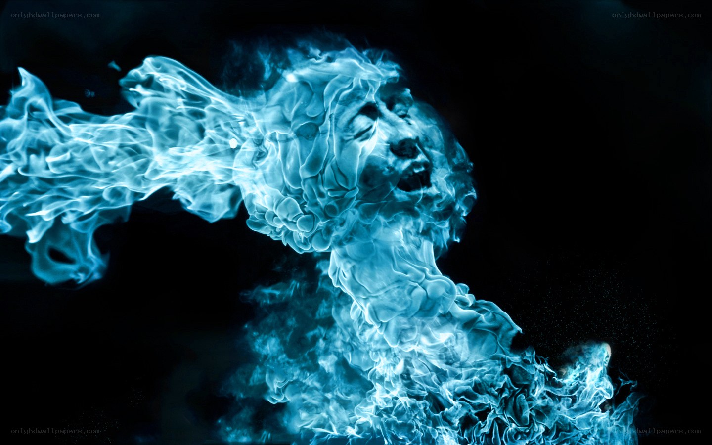 blue flame spirit