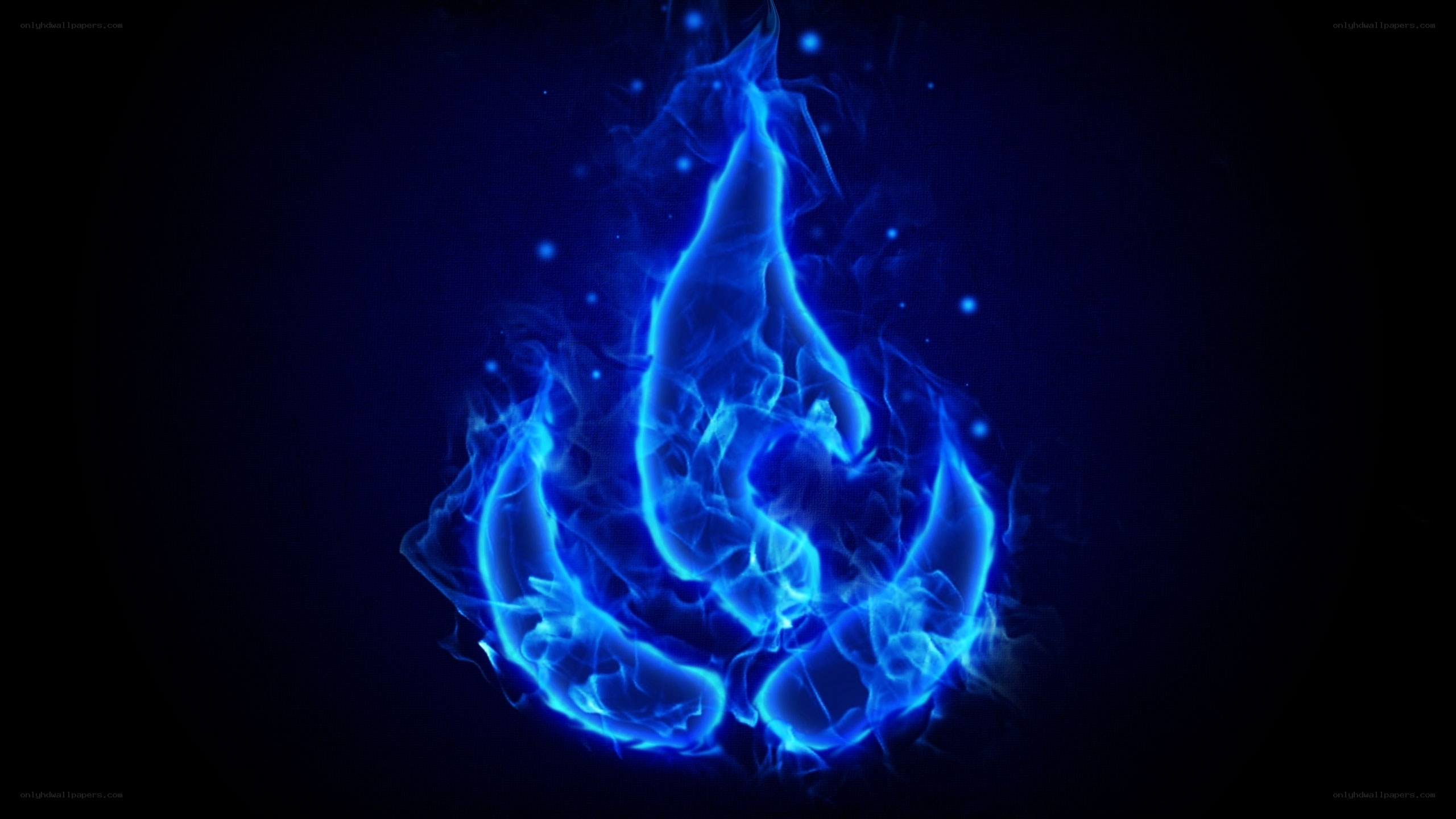 blue flame symbol