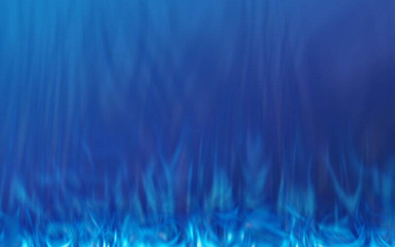 Blue Flames — Dramatic, Digital Art