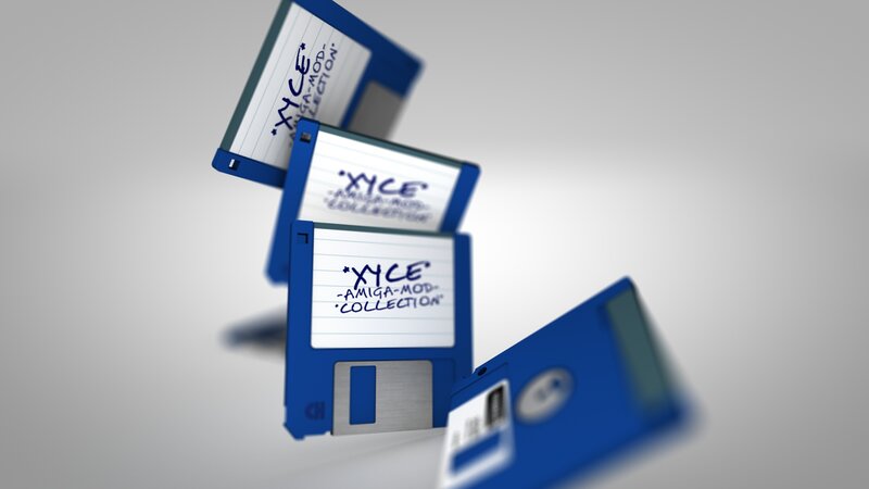 Blue Floppy Disks
