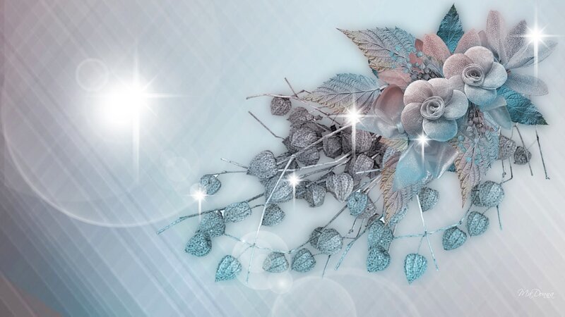 Blue Floral Arrangement