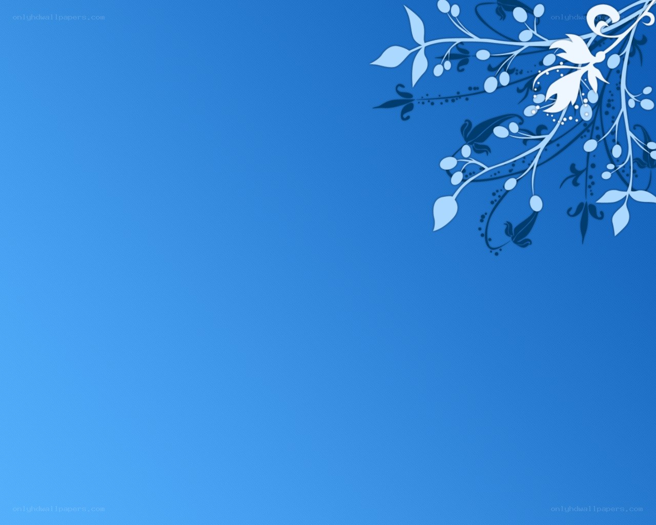 blue floral background design