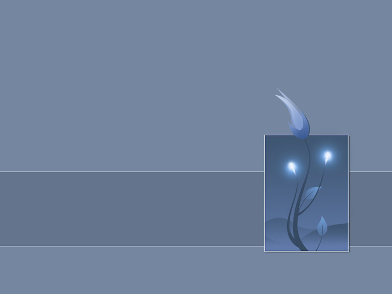 blue floral design background