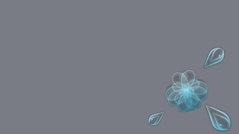 blue floral design on gray