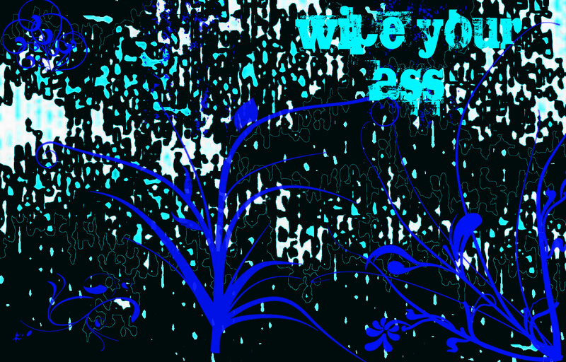Blue Floral Design