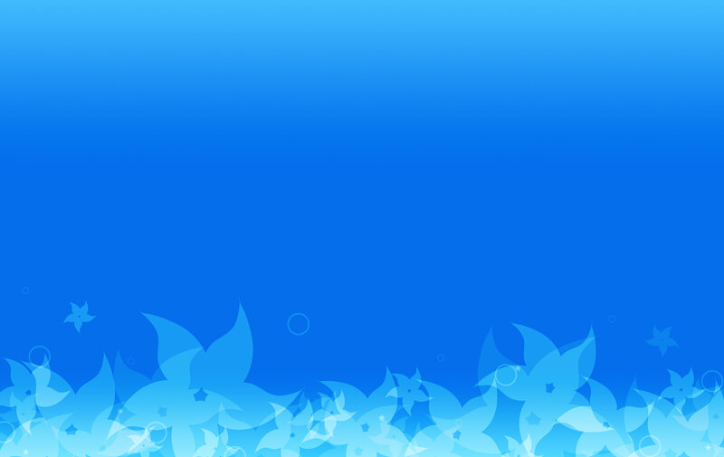 blue floral gradient background