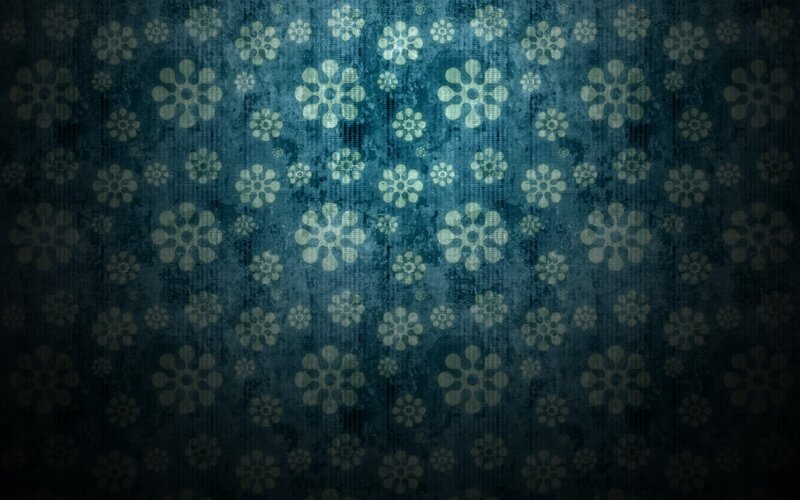 blue floral pattern background