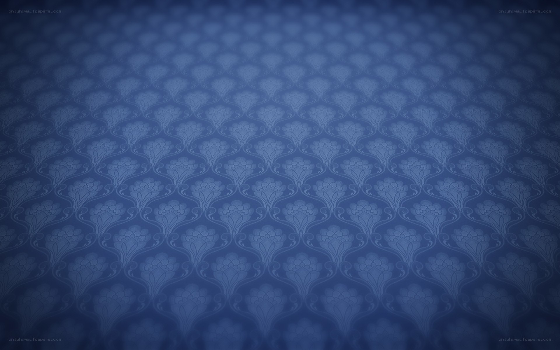 blue floral pattern background
