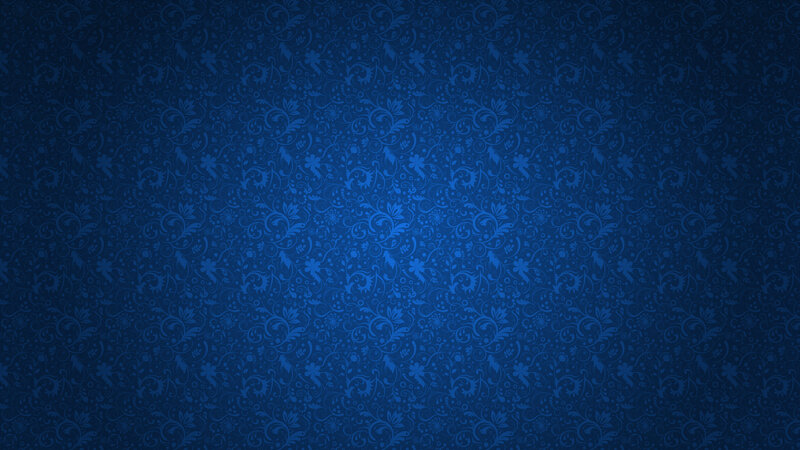 Blue Floral Pattern — Calm, Abstract, Flowers, Swirls