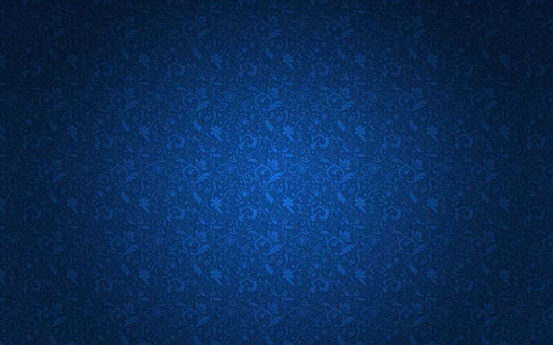 Blue Floral Pattern — Calm, Abstract, Flowers