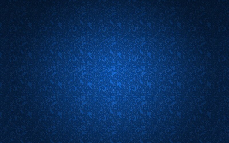 Blue Floral Pattern — Calm, Abstract