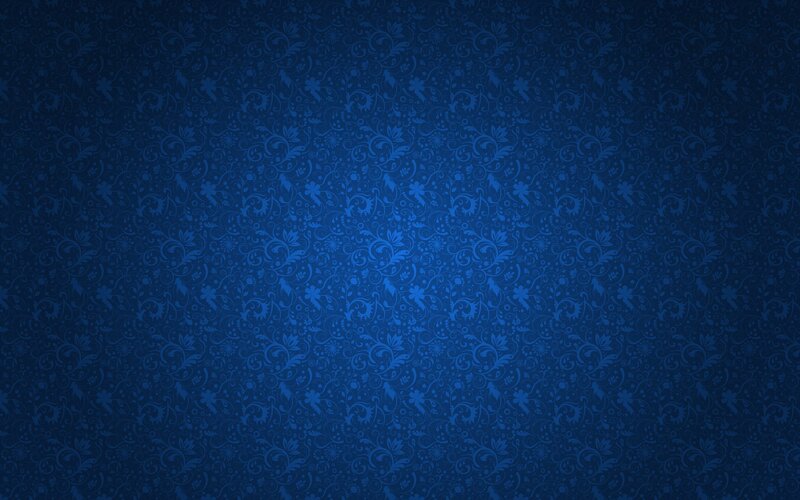 Blue Floral Pattern — Flowers