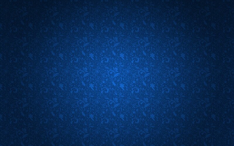 Blue Floral Pattern — Swirls