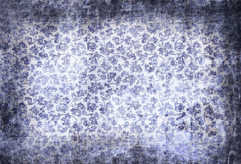 blue floral pattern texture